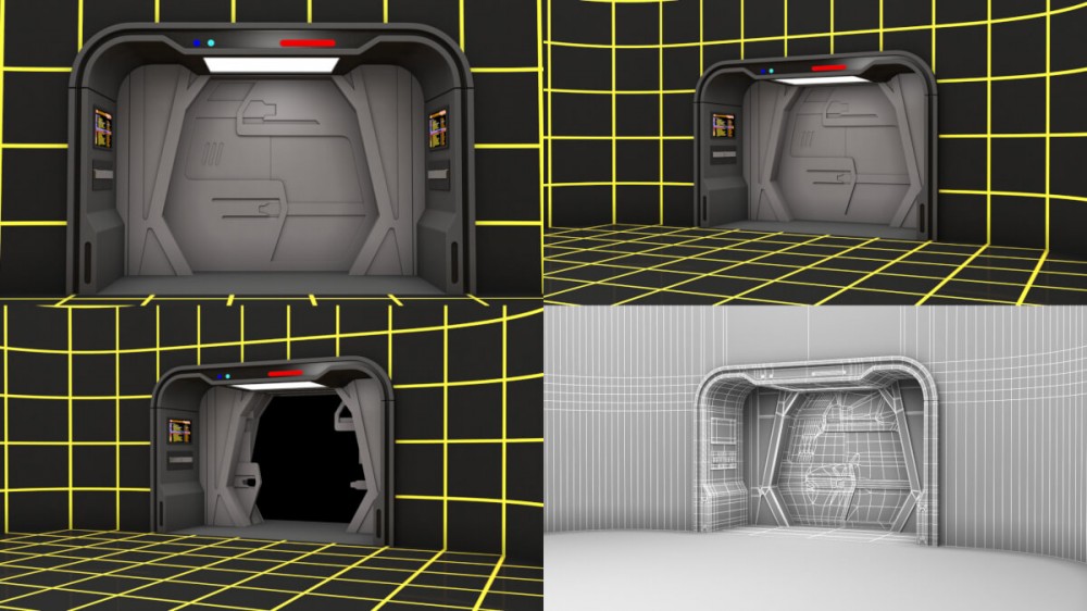 3D model of Star Trek's Holodeck